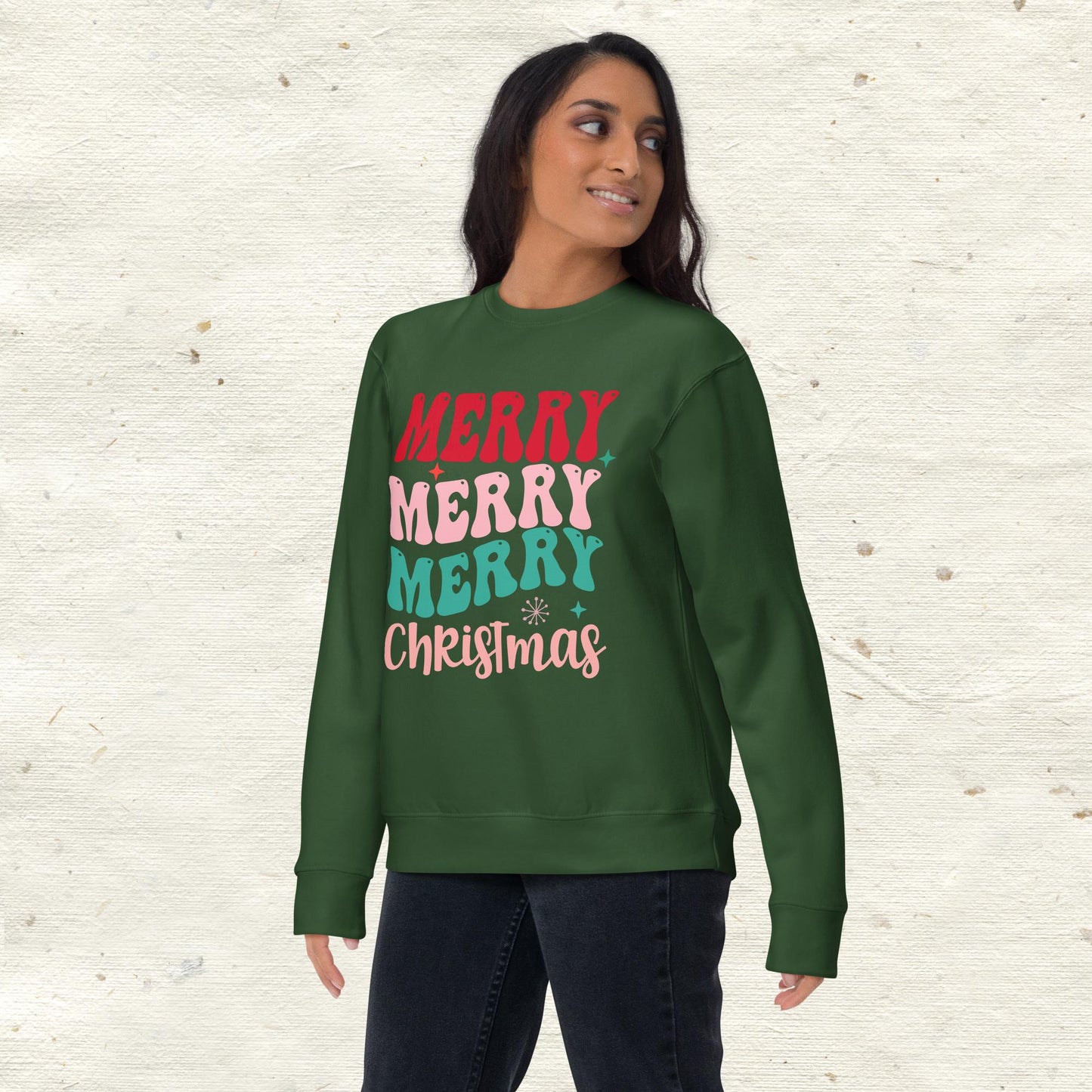 Merry Christmas Unisex Premium Sweatshirt