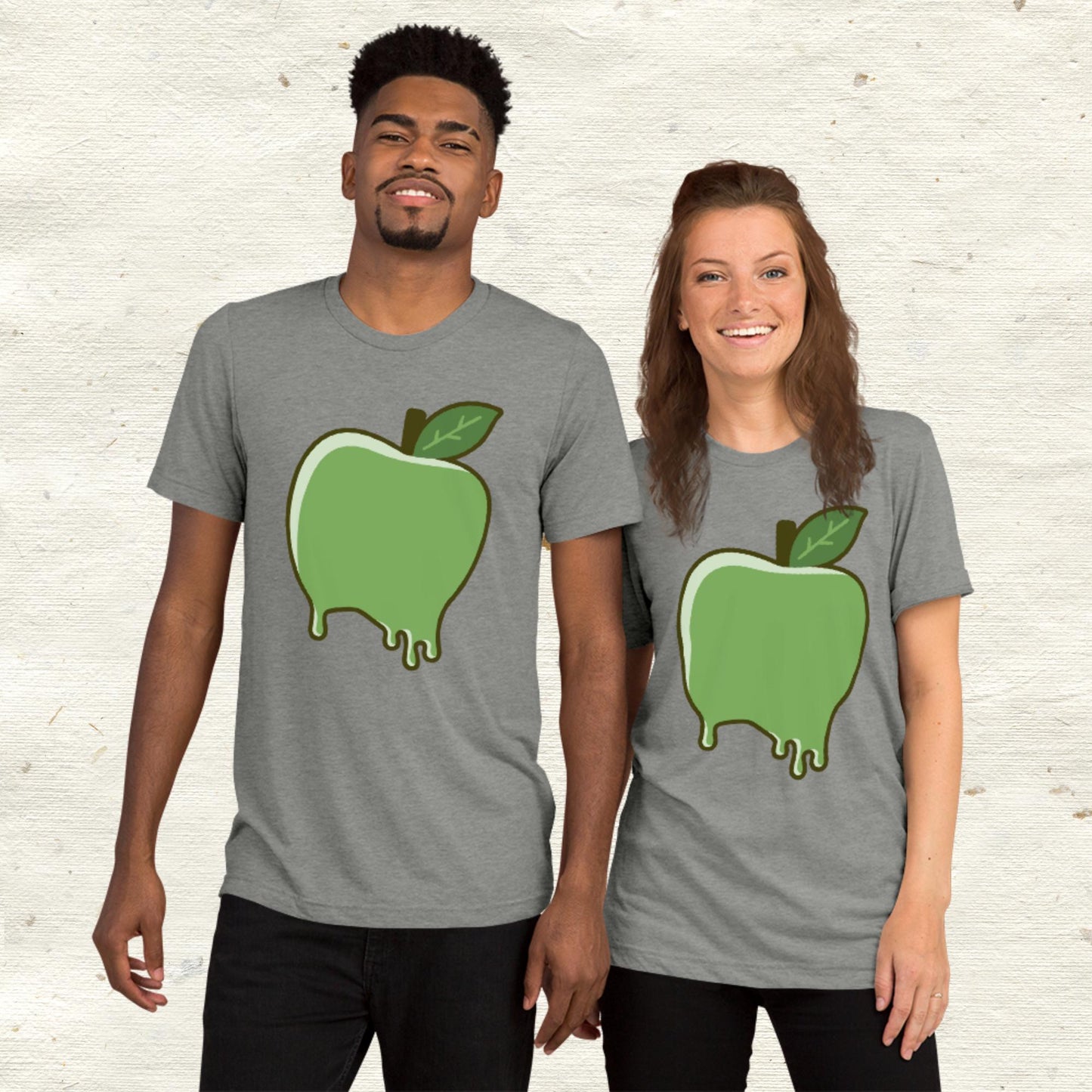 Dripping Green Apple Short sleeve t-shirt
