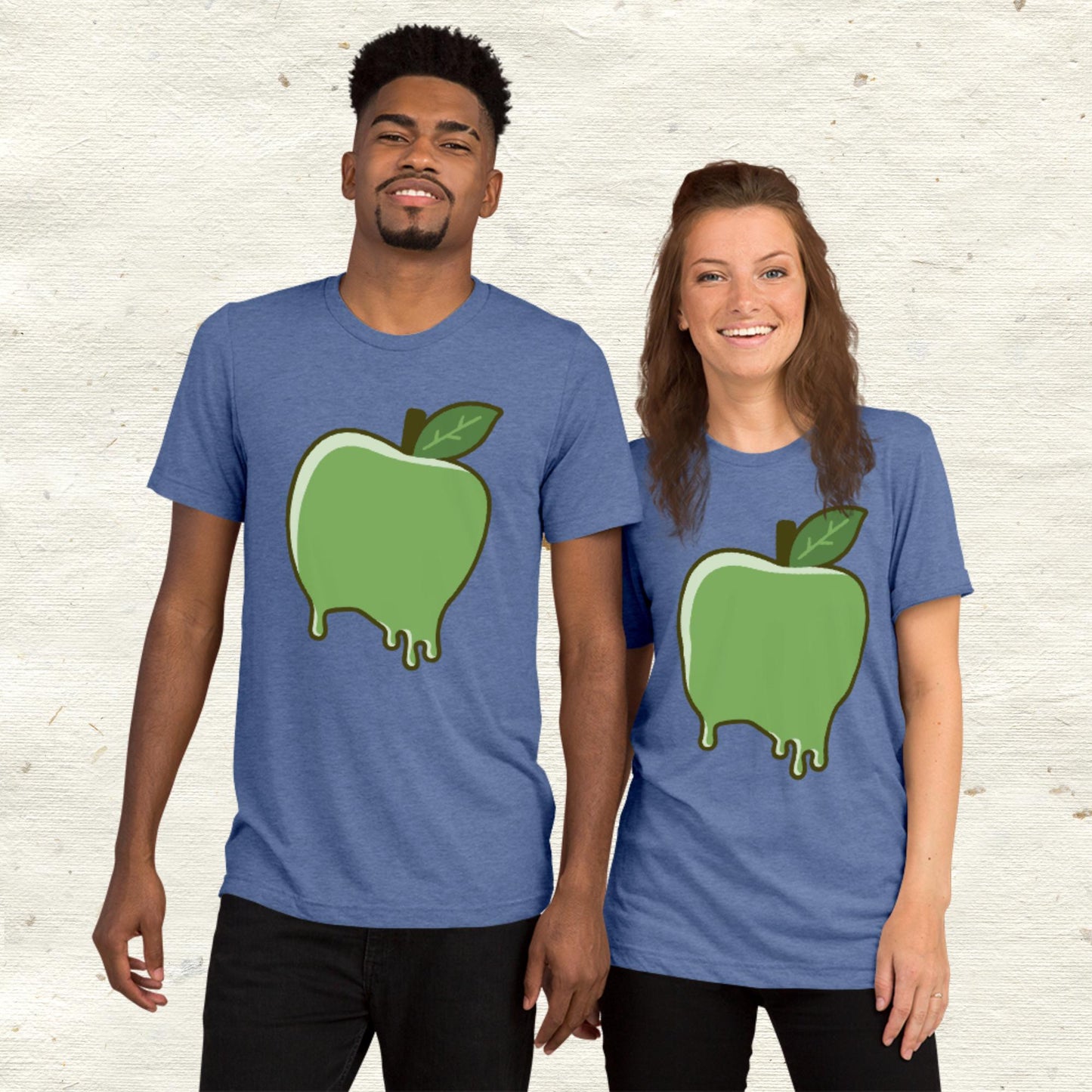 Dripping Green Apple Short sleeve t-shirt