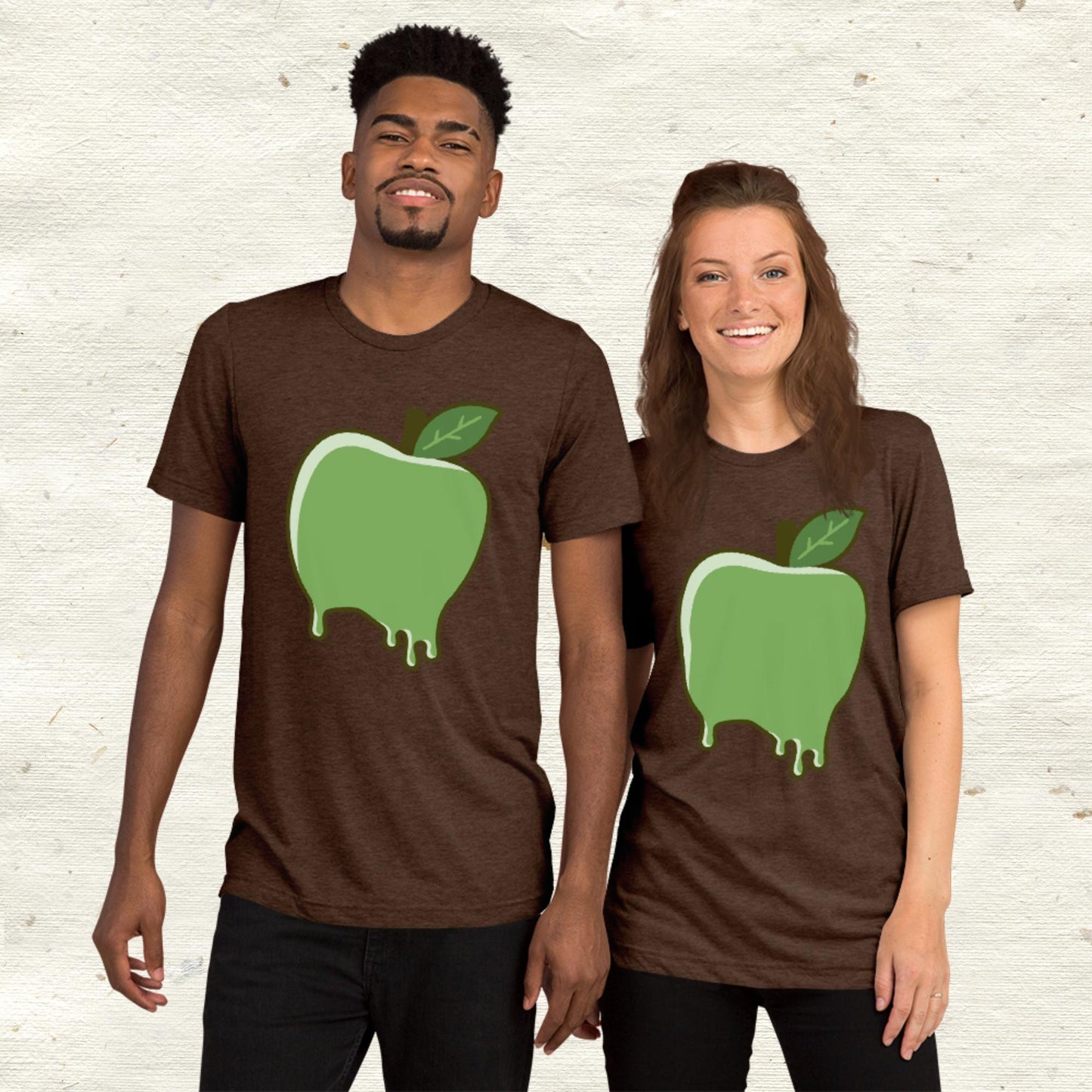Dripping Green Apple Short sleeve t-shirt