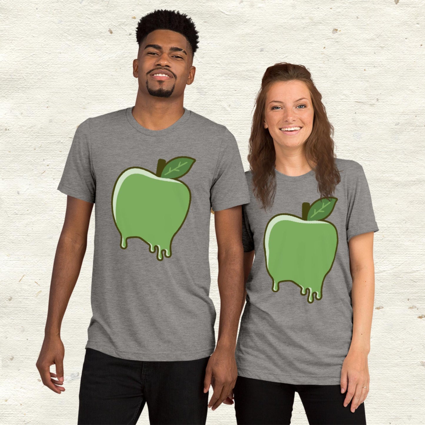 Dripping Green Apple Short sleeve t-shirt