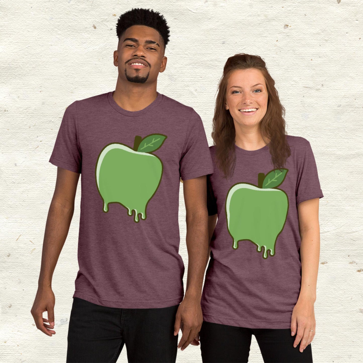 Dripping Green Apple Short sleeve t-shirt