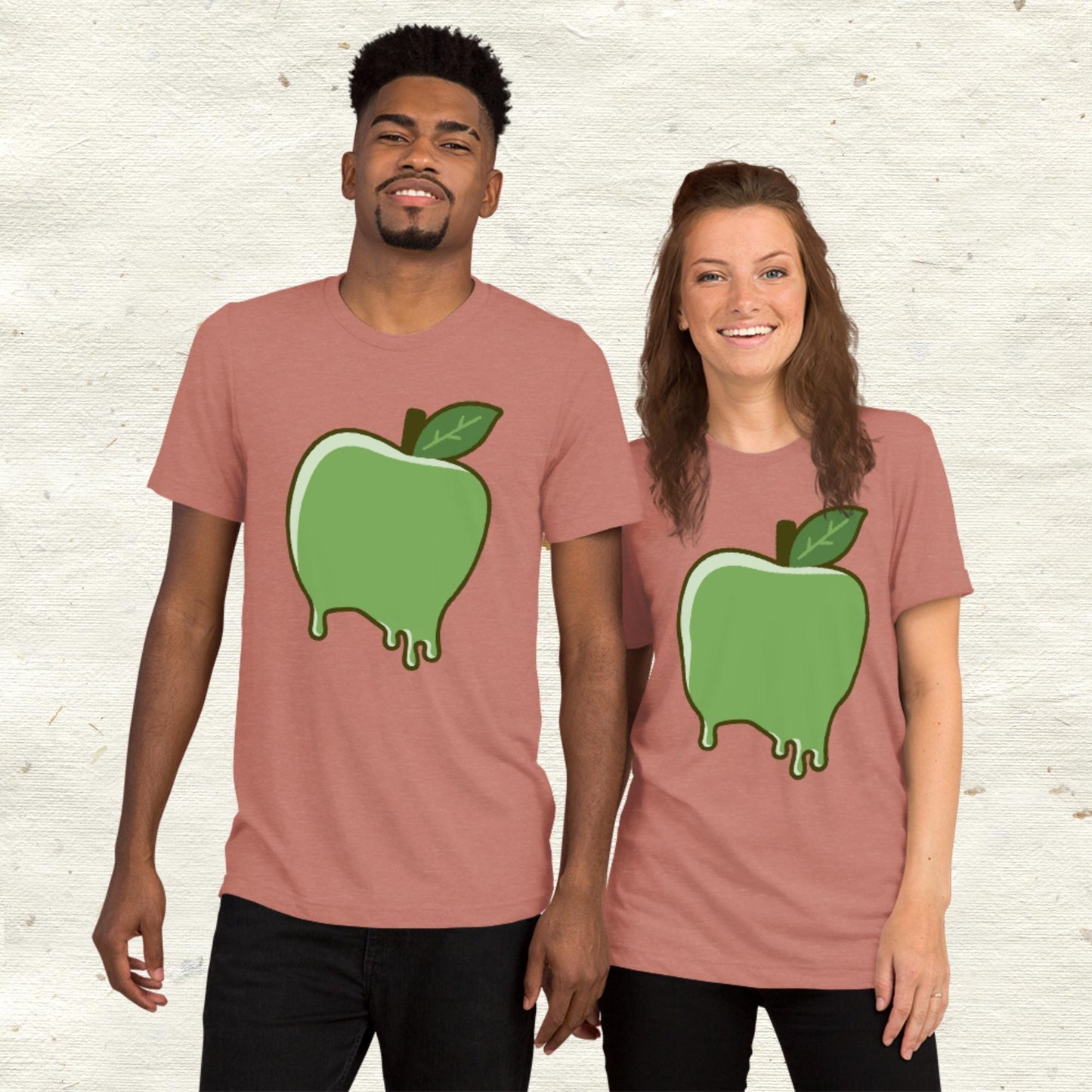 Dripping Green Apple Short sleeve t-shirt