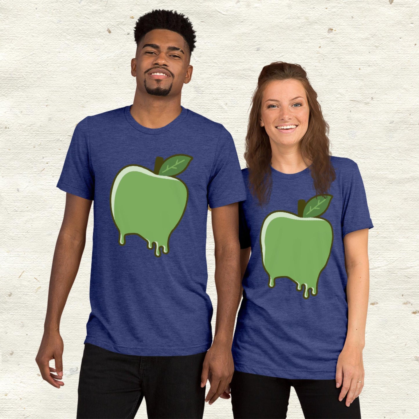 Dripping Green Apple Short sleeve t-shirt