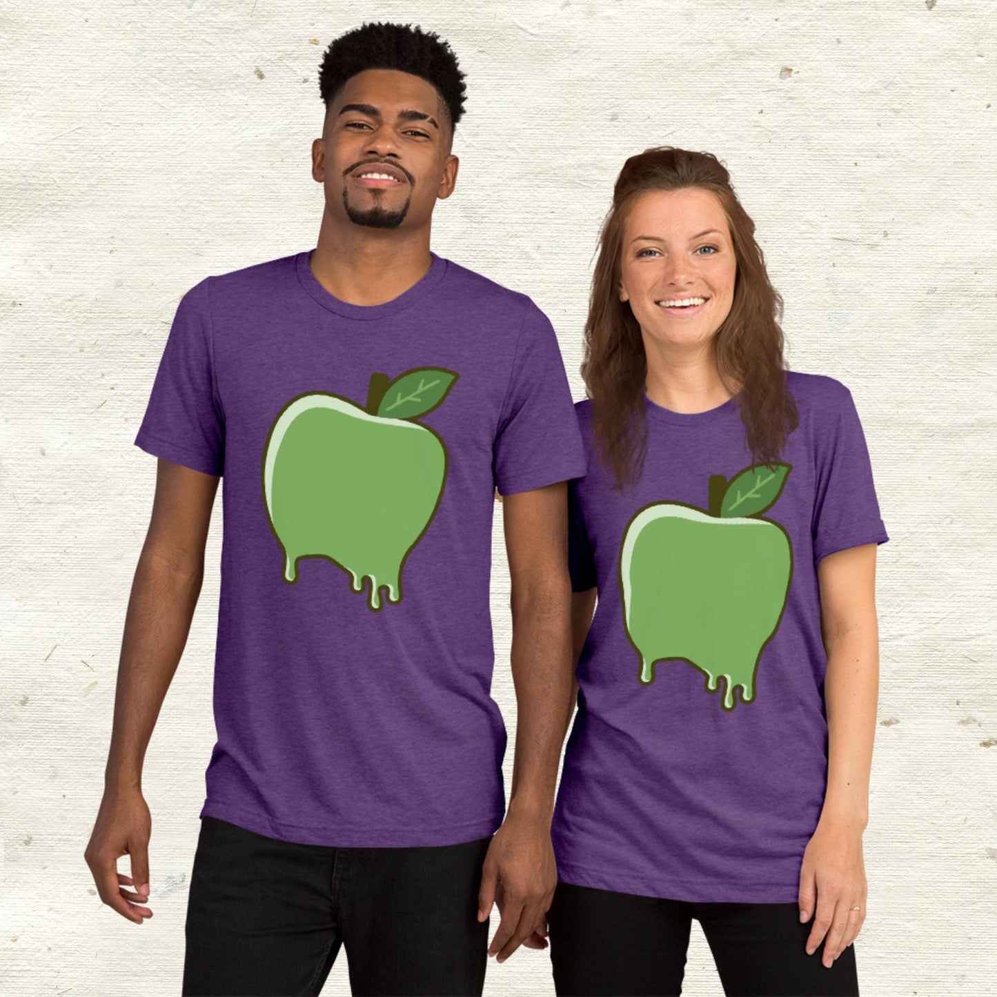 Dripping Green Apple Short sleeve t-shirt