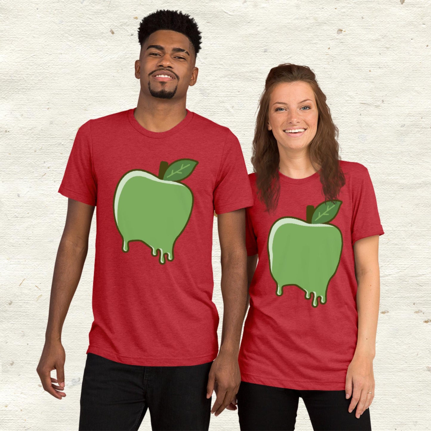 Dripping Green Apple Short sleeve t-shirt