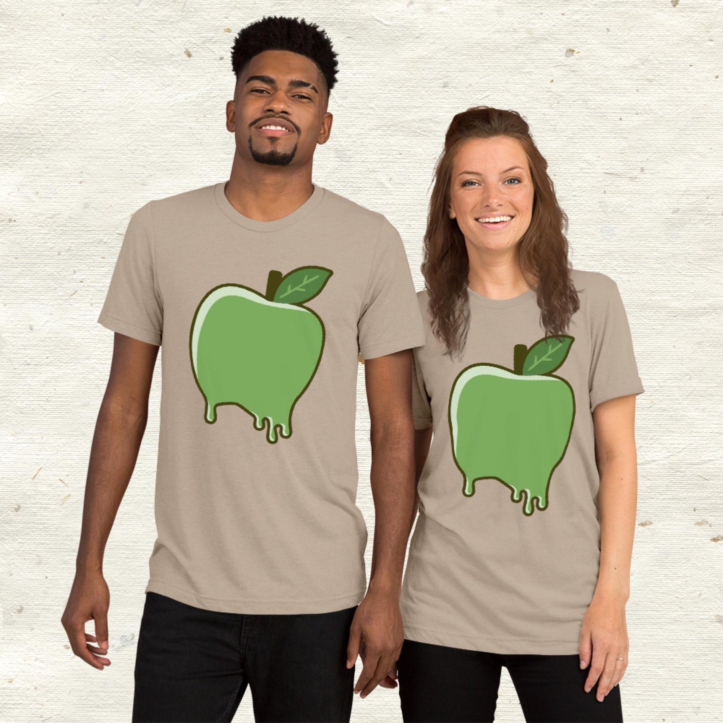 Dripping Green Apple Short sleeve t-shirt