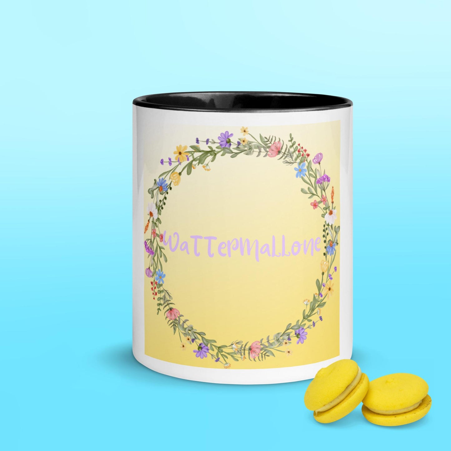 Meadow Flowers Mug with Color Inside