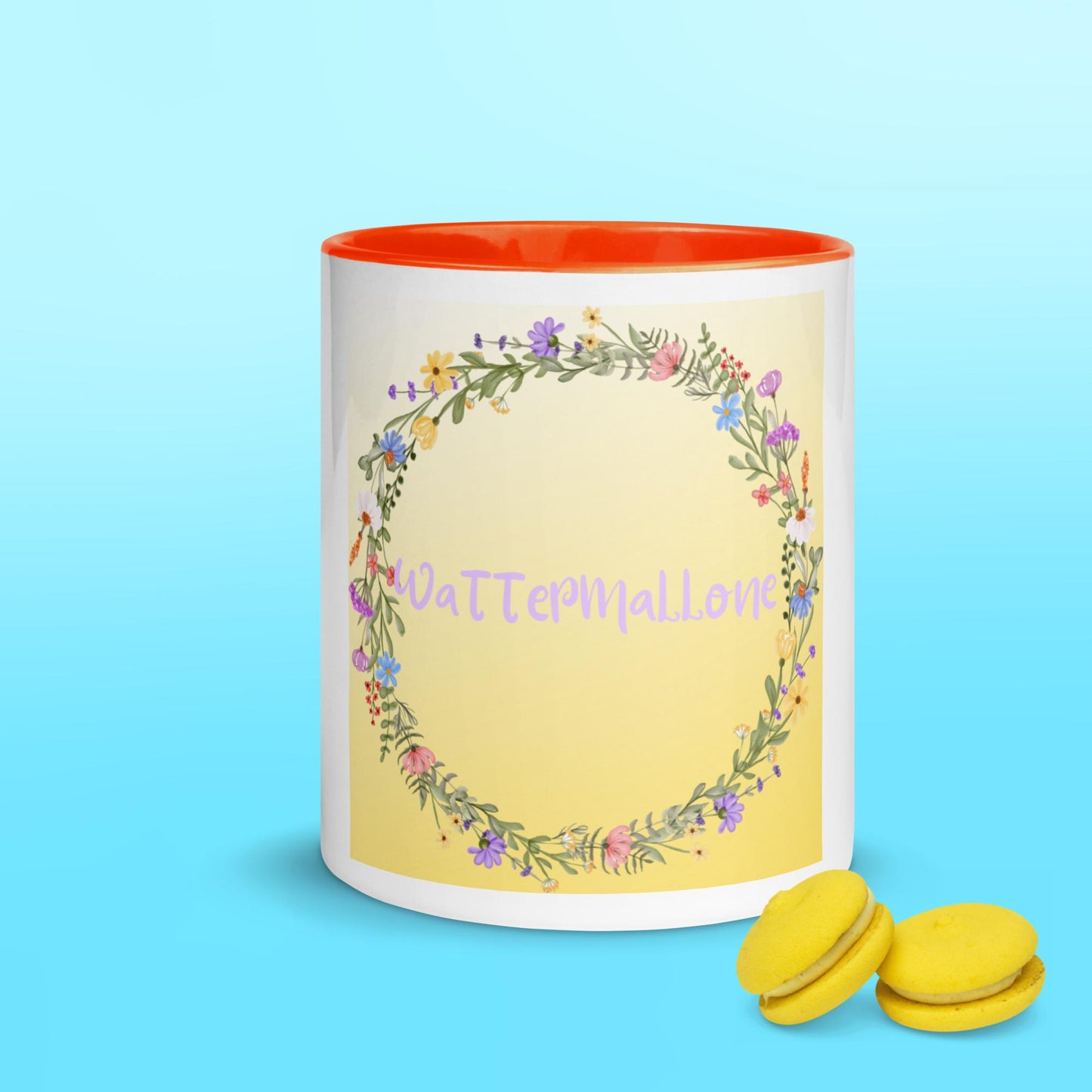 Meadow Flowers Mug with Color Inside