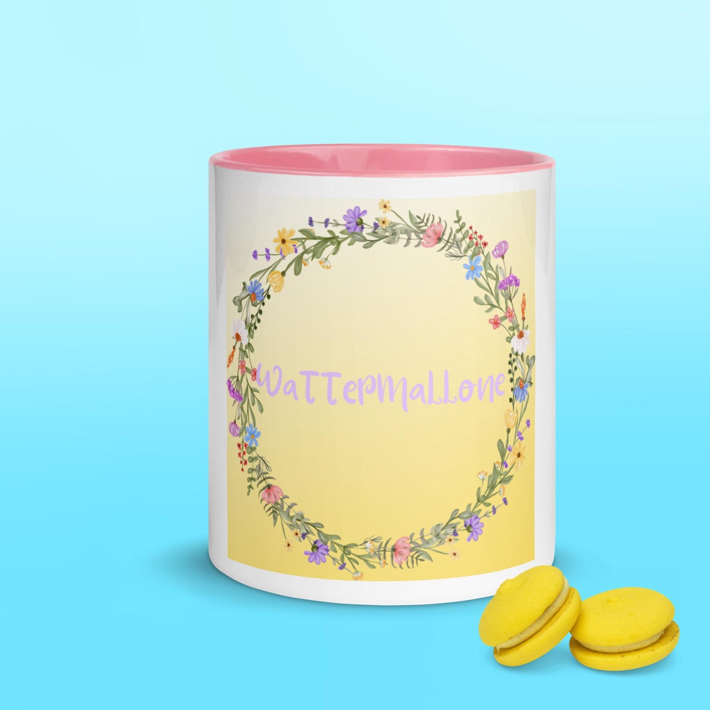 Meadow Flowers Mug with Color Inside