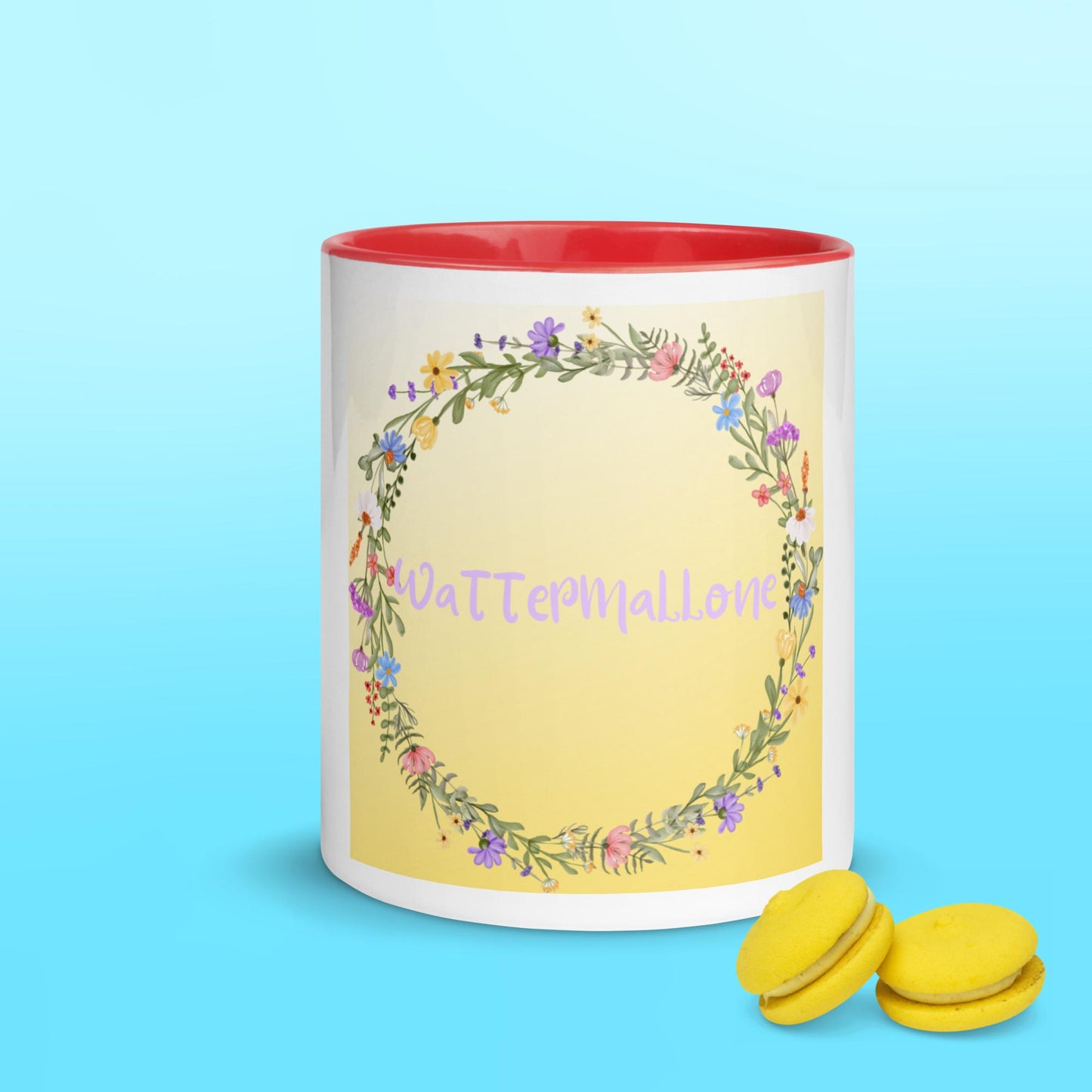 Meadow Flowers Mug with Color Inside