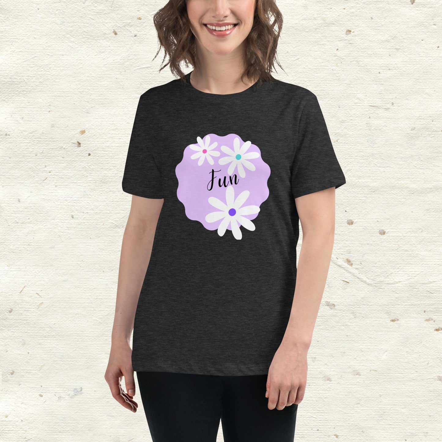 Fun Daisy Women's Relaxed T-Shirt