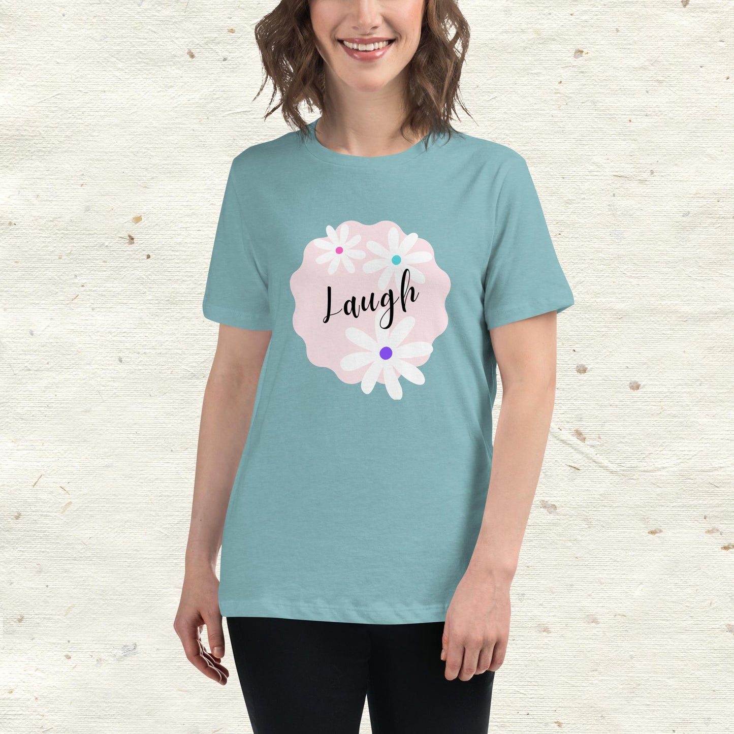 Laugh Daisy Women's Relaxed T-Shirt