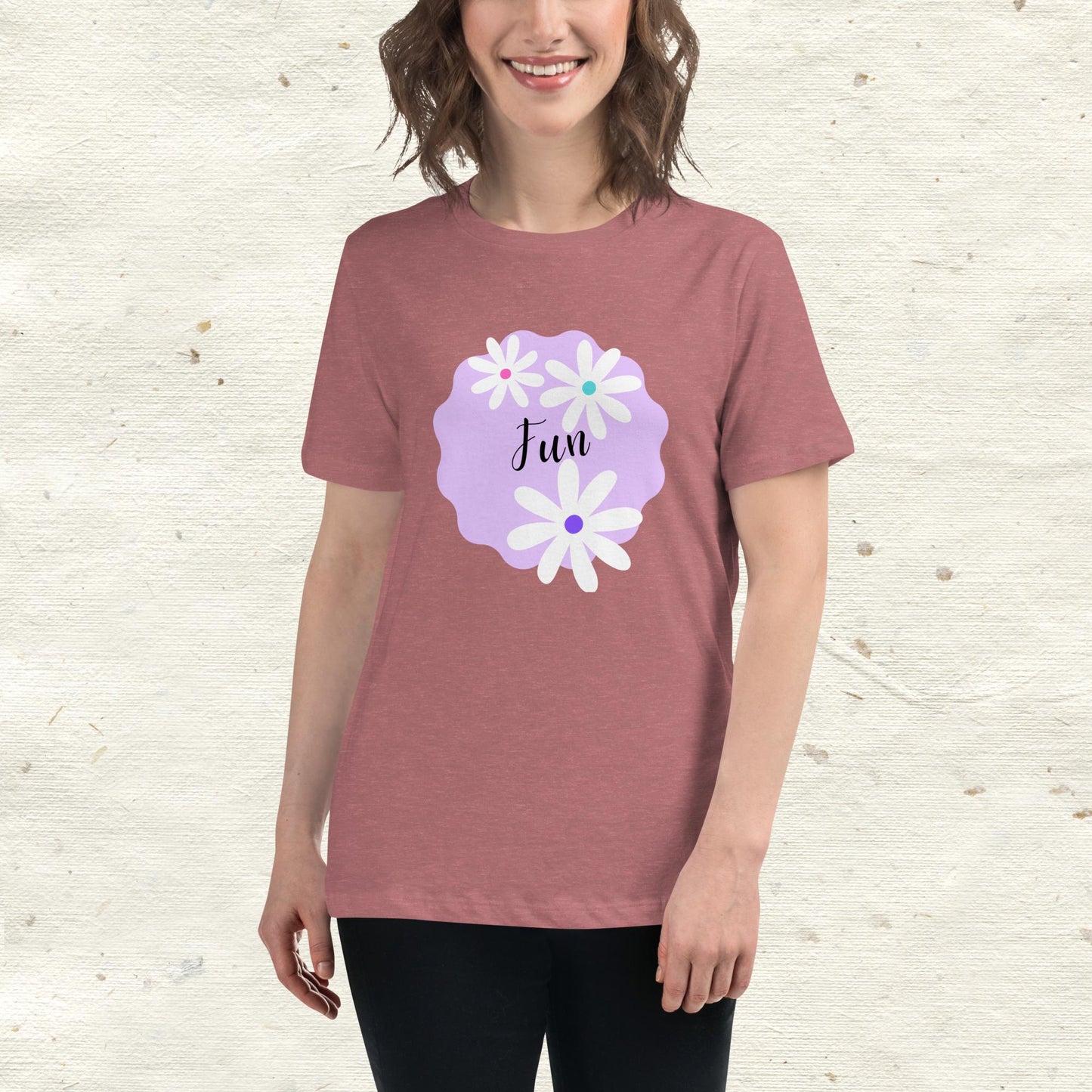 Fun Daisy Women's Relaxed T-Shirt