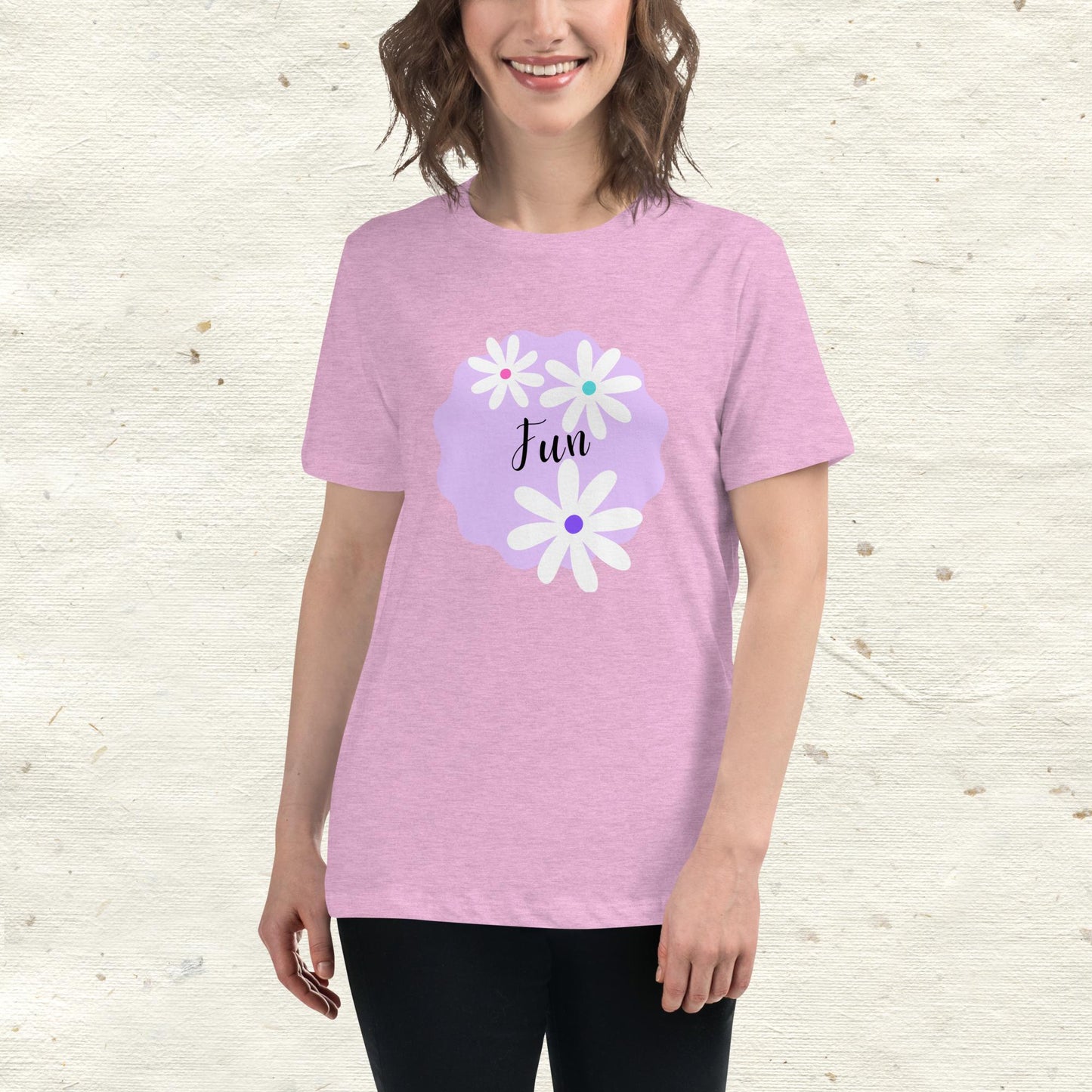 Fun Daisy Women's Relaxed T-Shirt