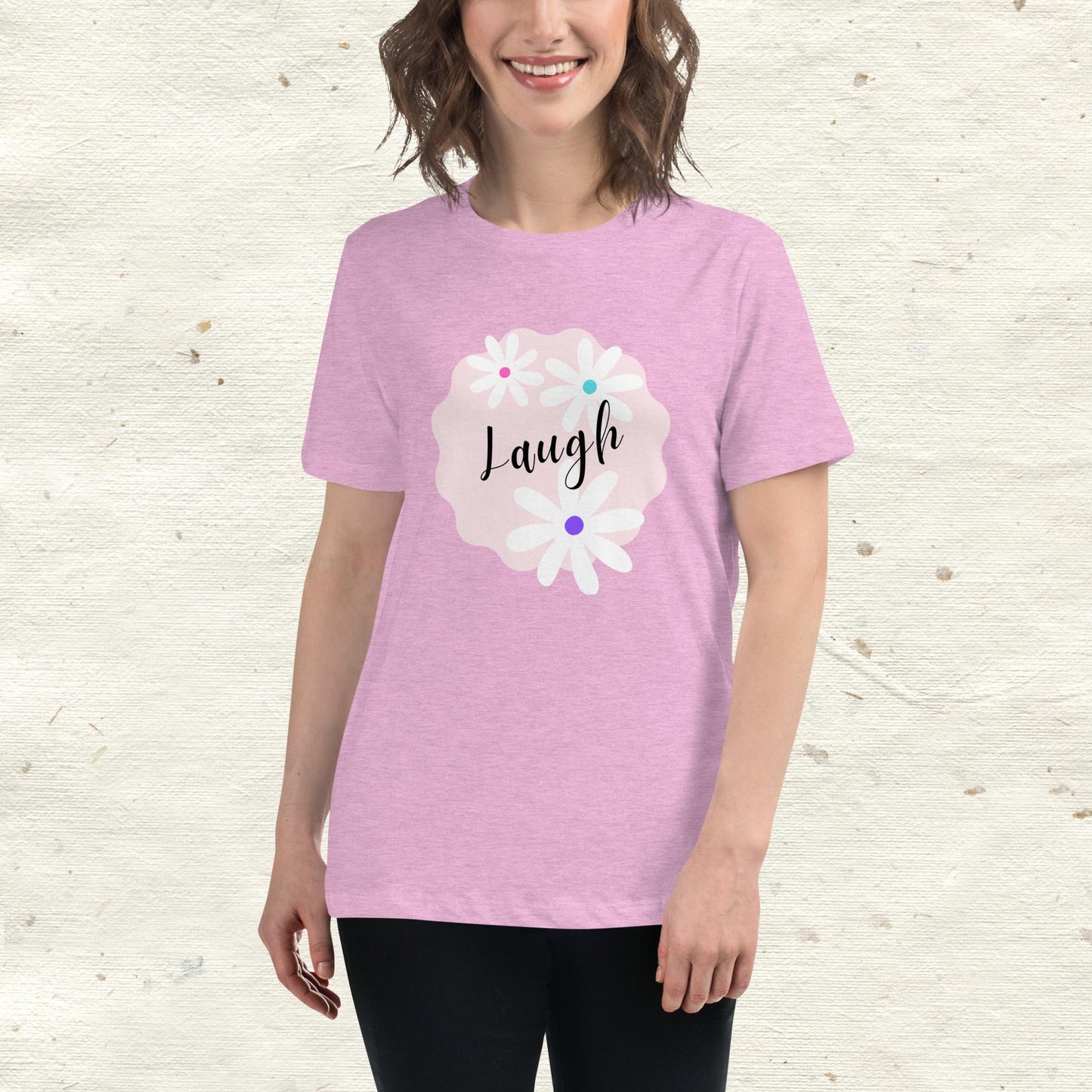 Laugh Daisy Women's Relaxed T-Shirt