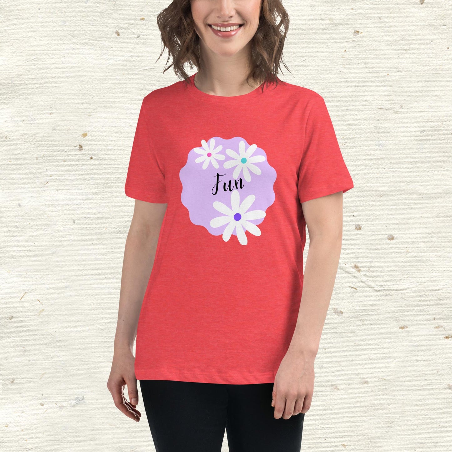 Fun Daisy Women's Relaxed T-Shirt