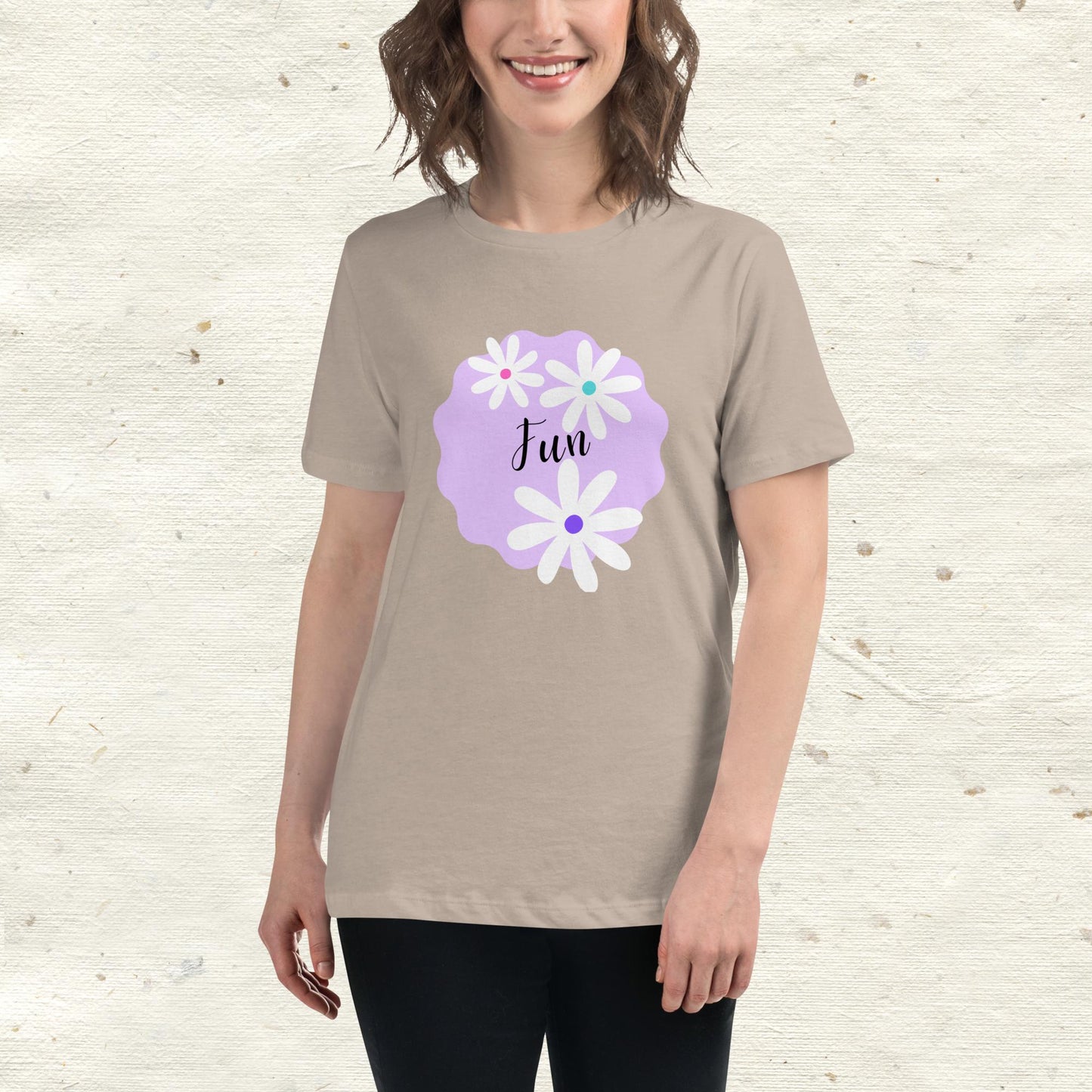 Fun Daisy Women's Relaxed T-Shirt