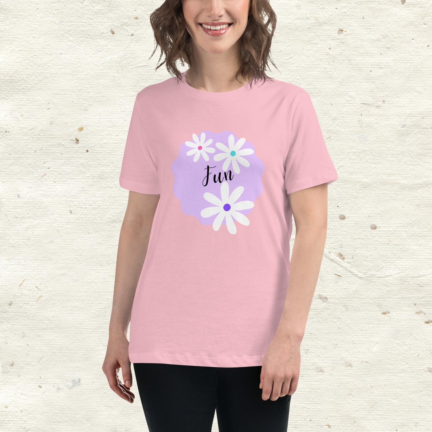 Fun Daisy Women's Relaxed T-Shirt