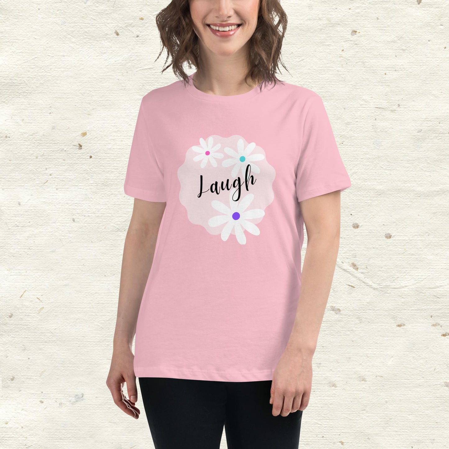 Laugh Daisy Women's Relaxed T-Shirt