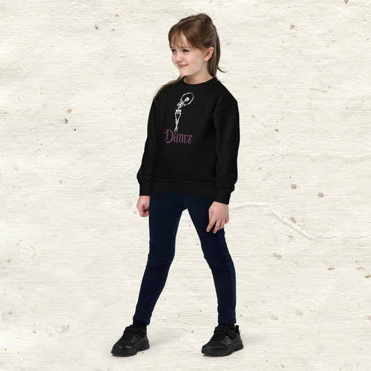 Skeleton Dance Youth Crewneck Sweatshirt