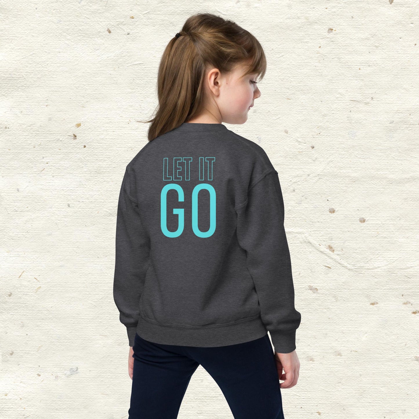 Let It Go Youth crewneck sweatshirt