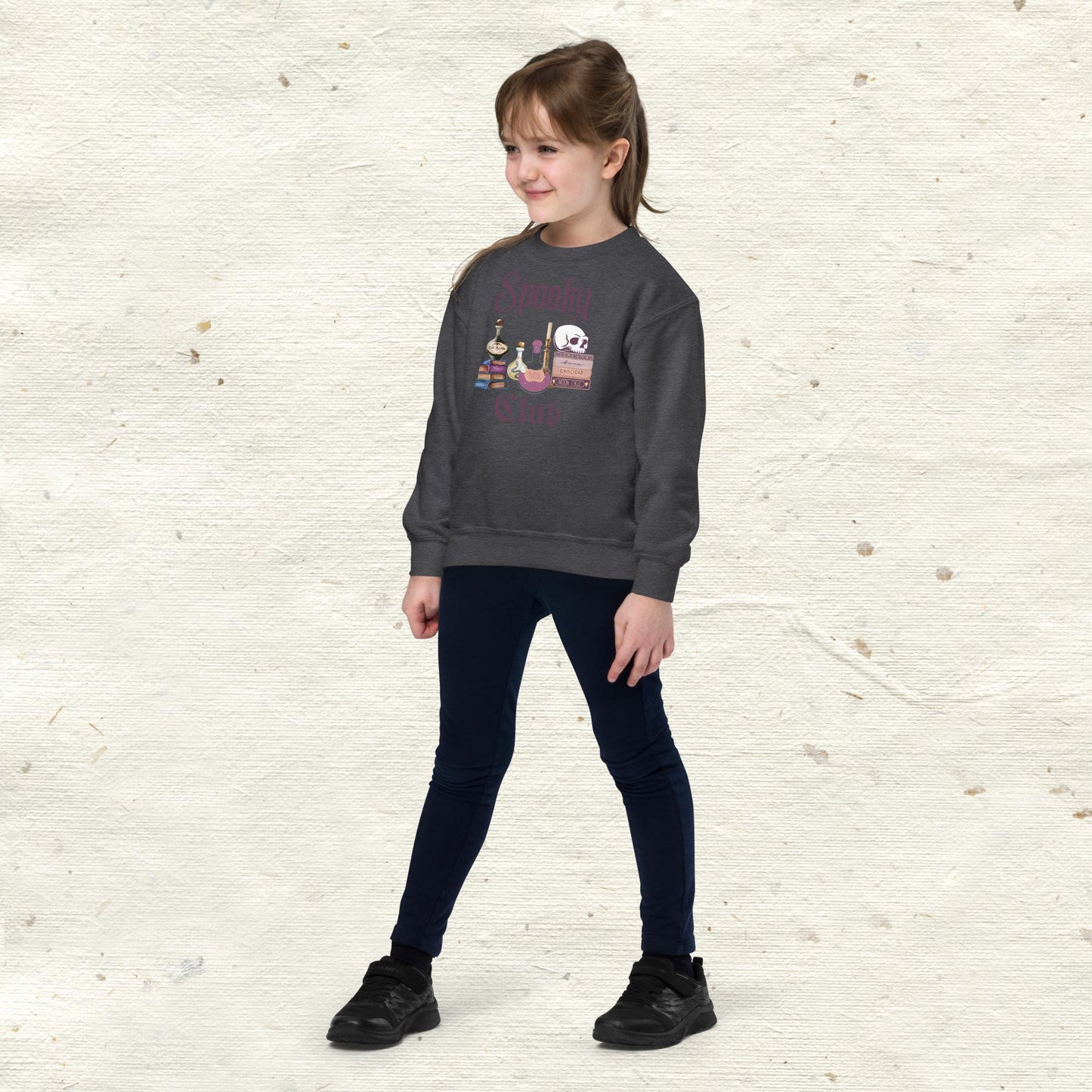 Spooky Club Youth Crewneck Sweatshirt