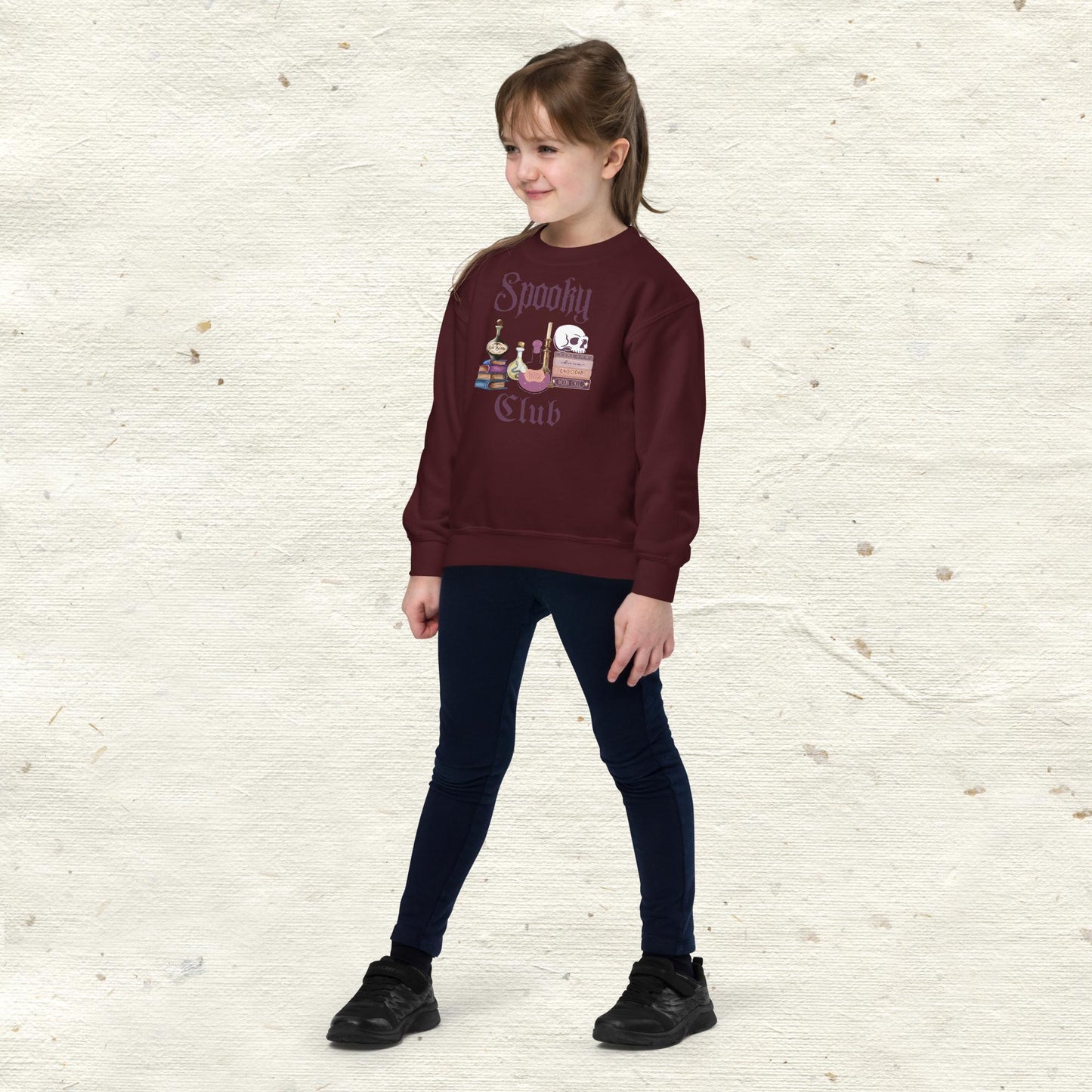 Spooky Club Youth Crewneck Sweatshirt