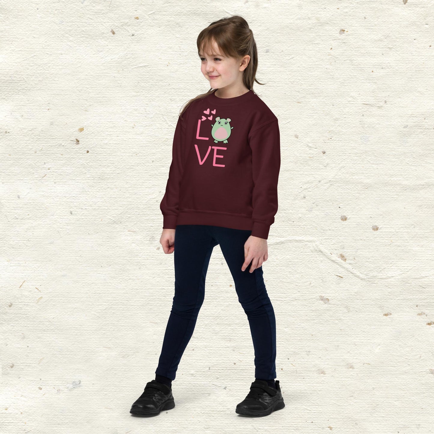 WaTTerMaLLone Love Youth Crewneck Sweatshirt