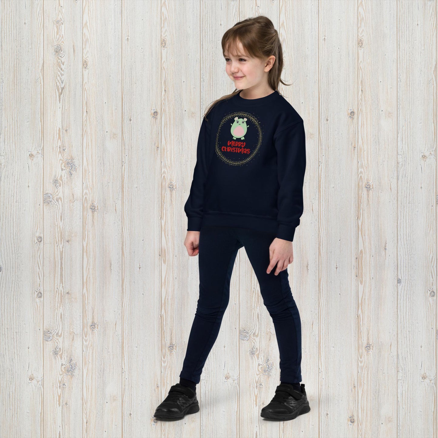 Merry Christmas Youth Crewneck Sweatshirt