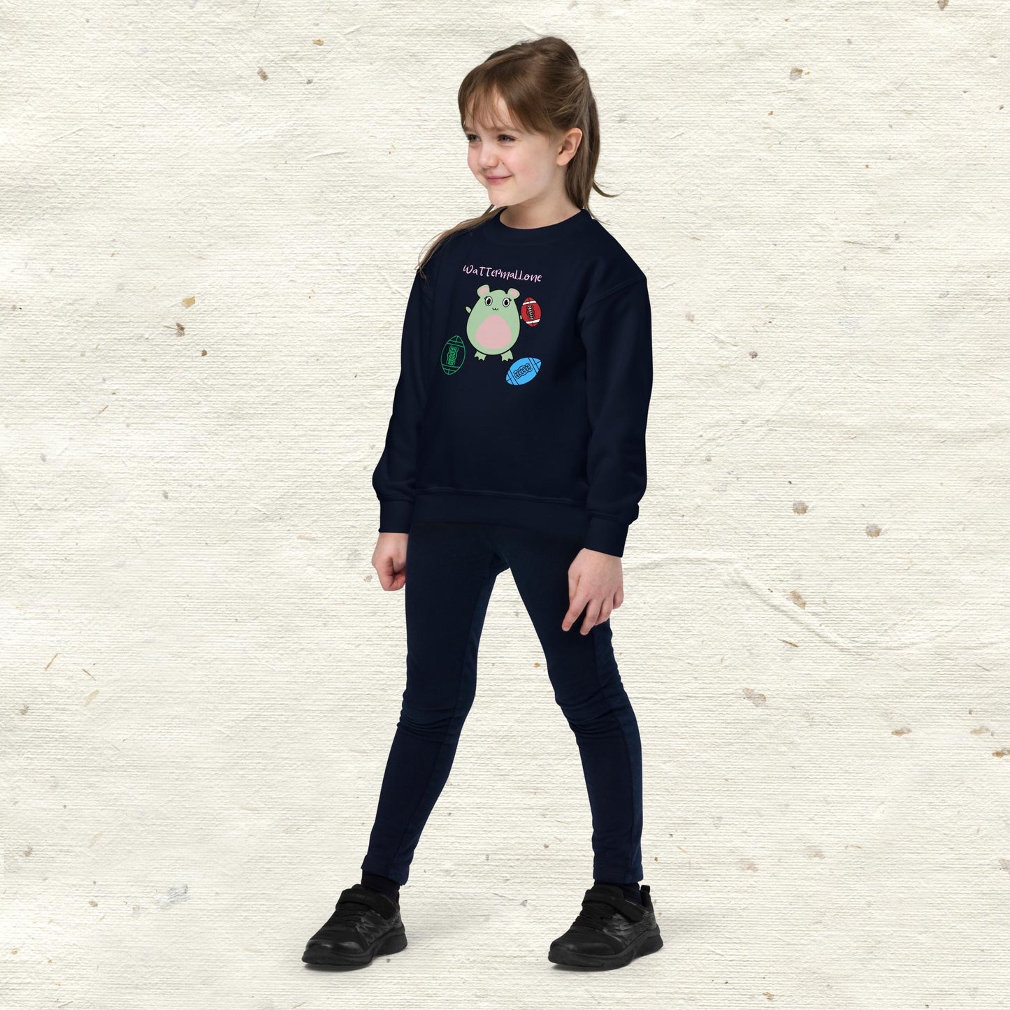 Football Youth Crewneck Sweatshirt