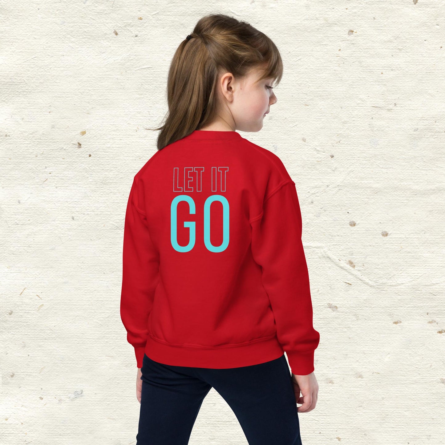 Let It Go Youth crewneck sweatshirt