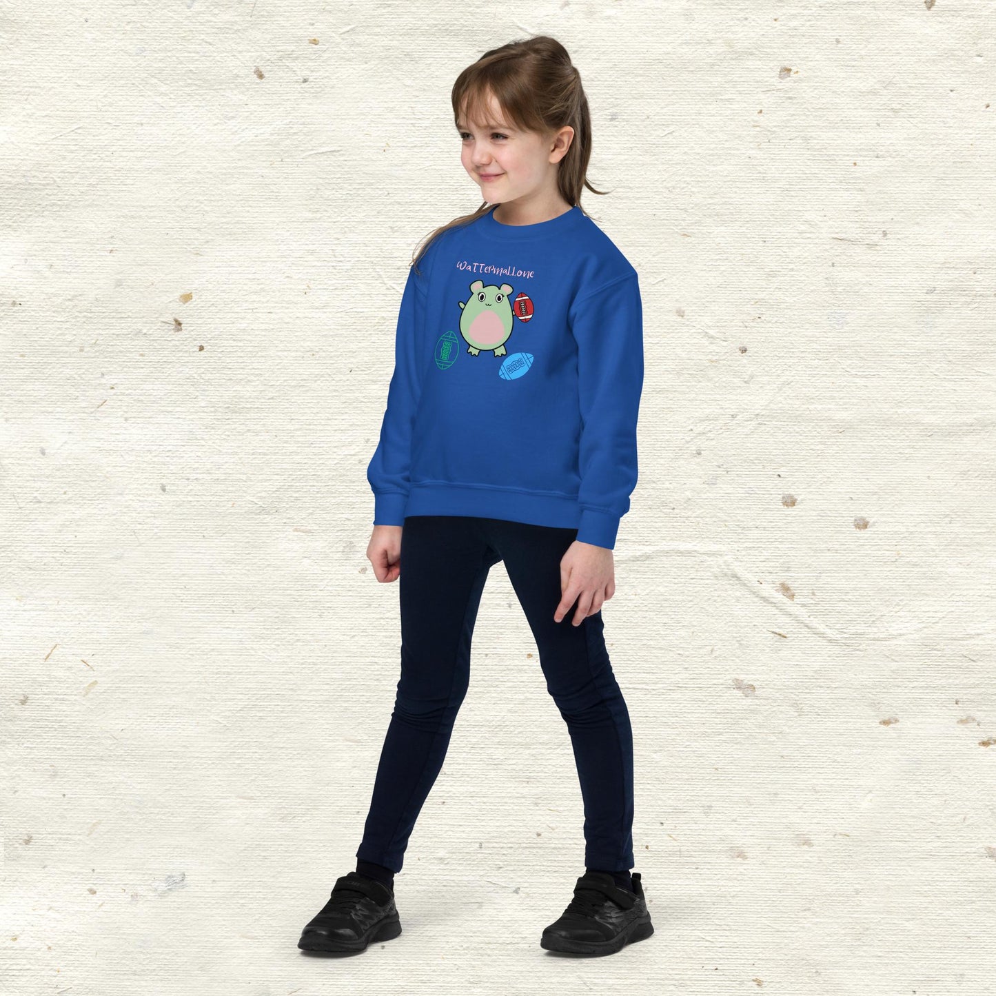 Football Youth Crewneck Sweatshirt