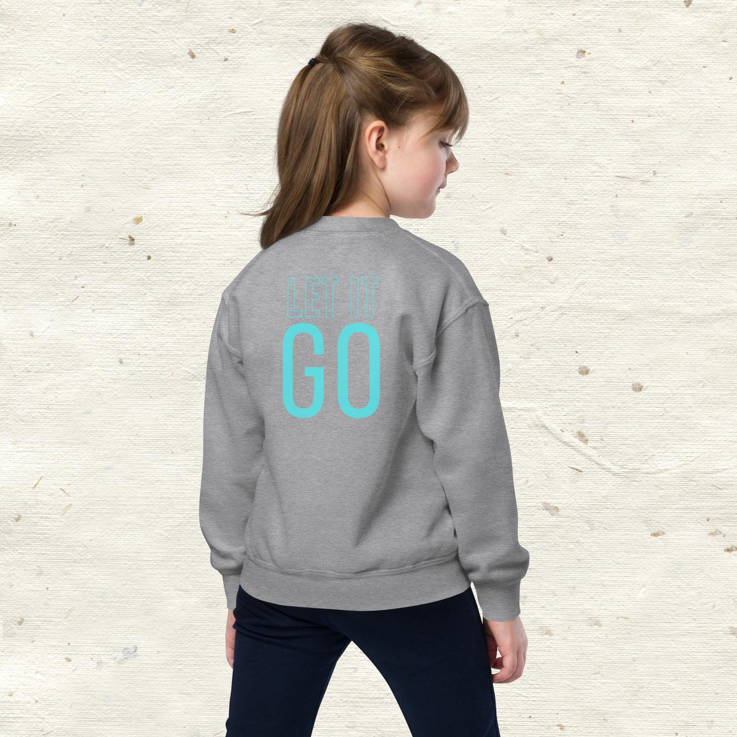 Let It Go Youth crewneck sweatshirt