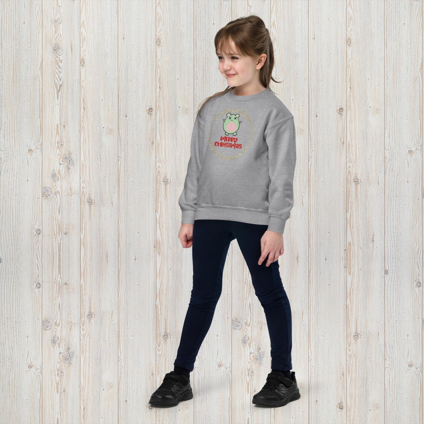 Merry Christmas Youth Crewneck Sweatshirt