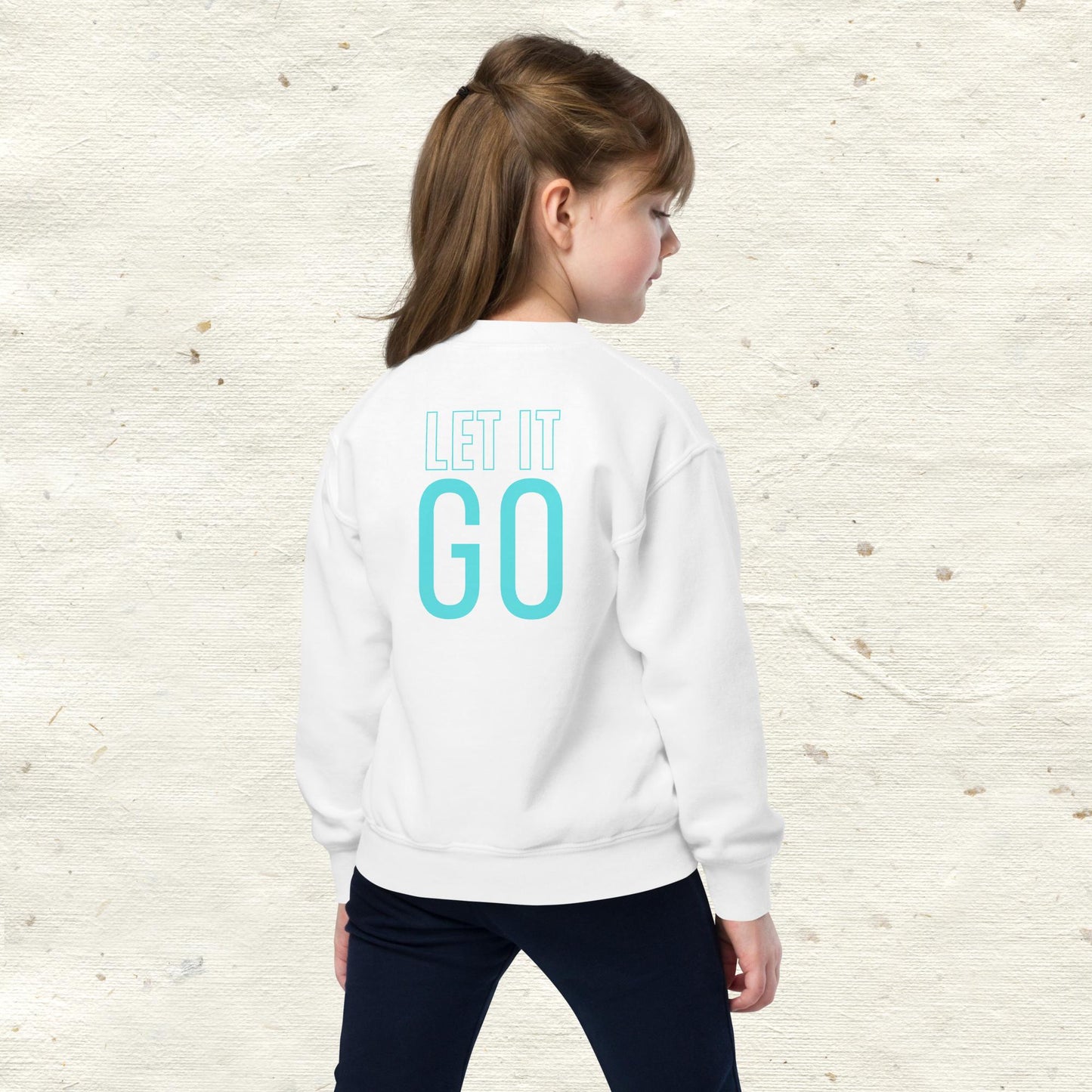 Let It Go Youth crewneck sweatshirt