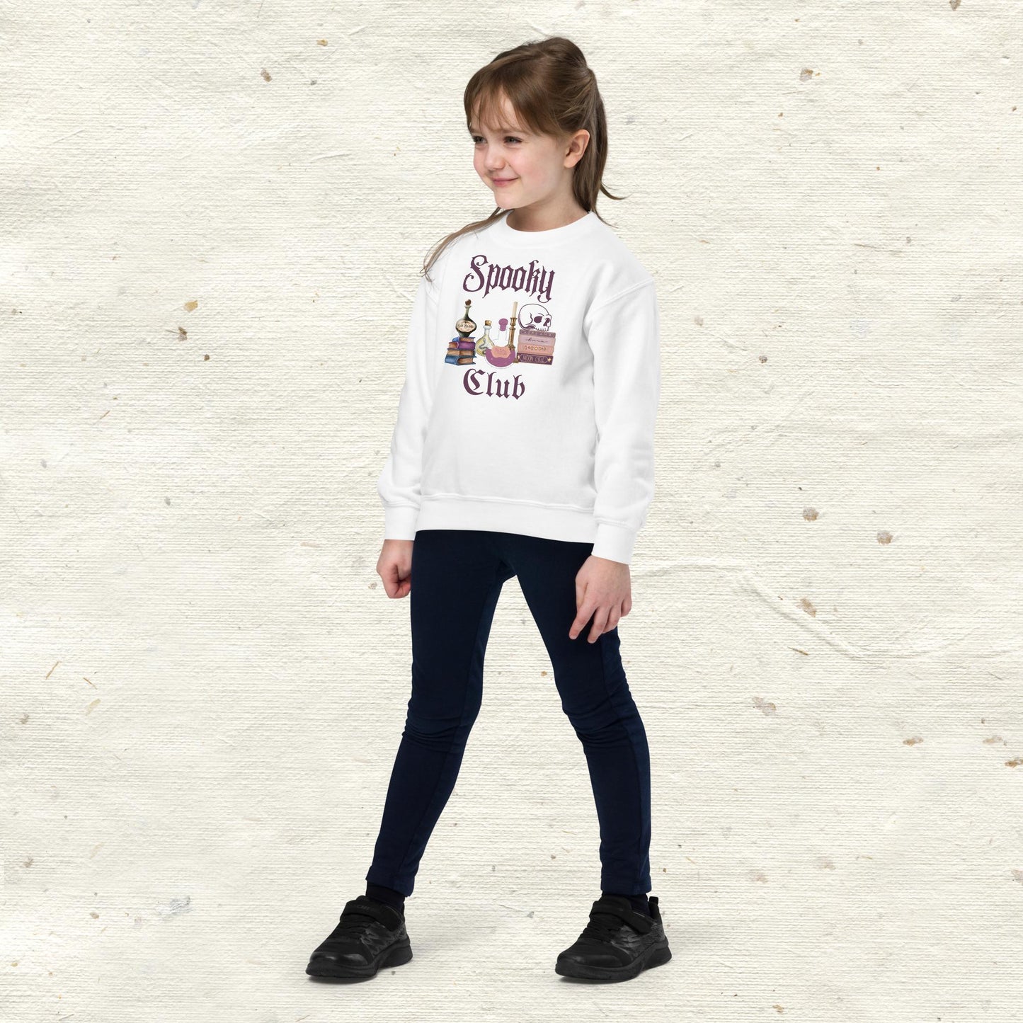 Spooky Club Youth Crewneck Sweatshirt