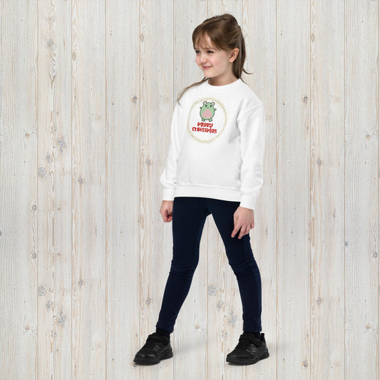 Merry Christmas Youth Crewneck Sweatshirt