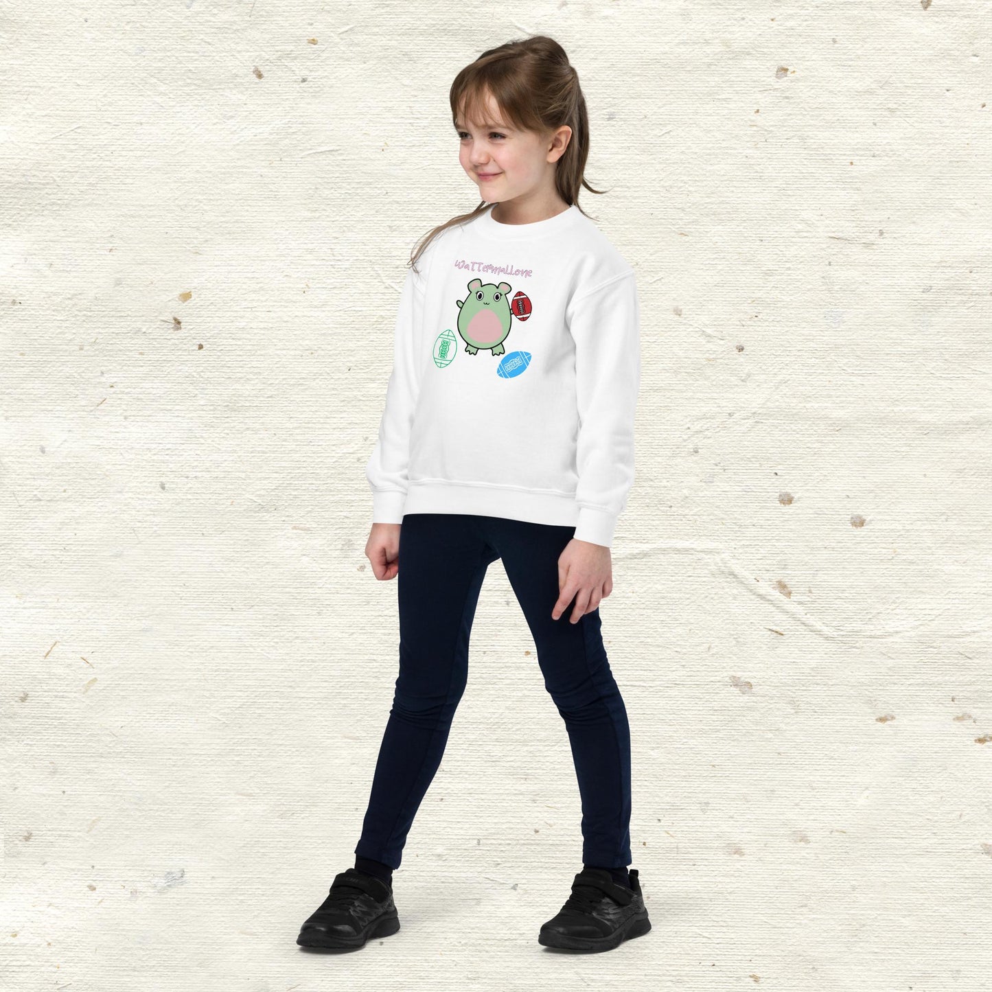 Football Youth Crewneck Sweatshirt