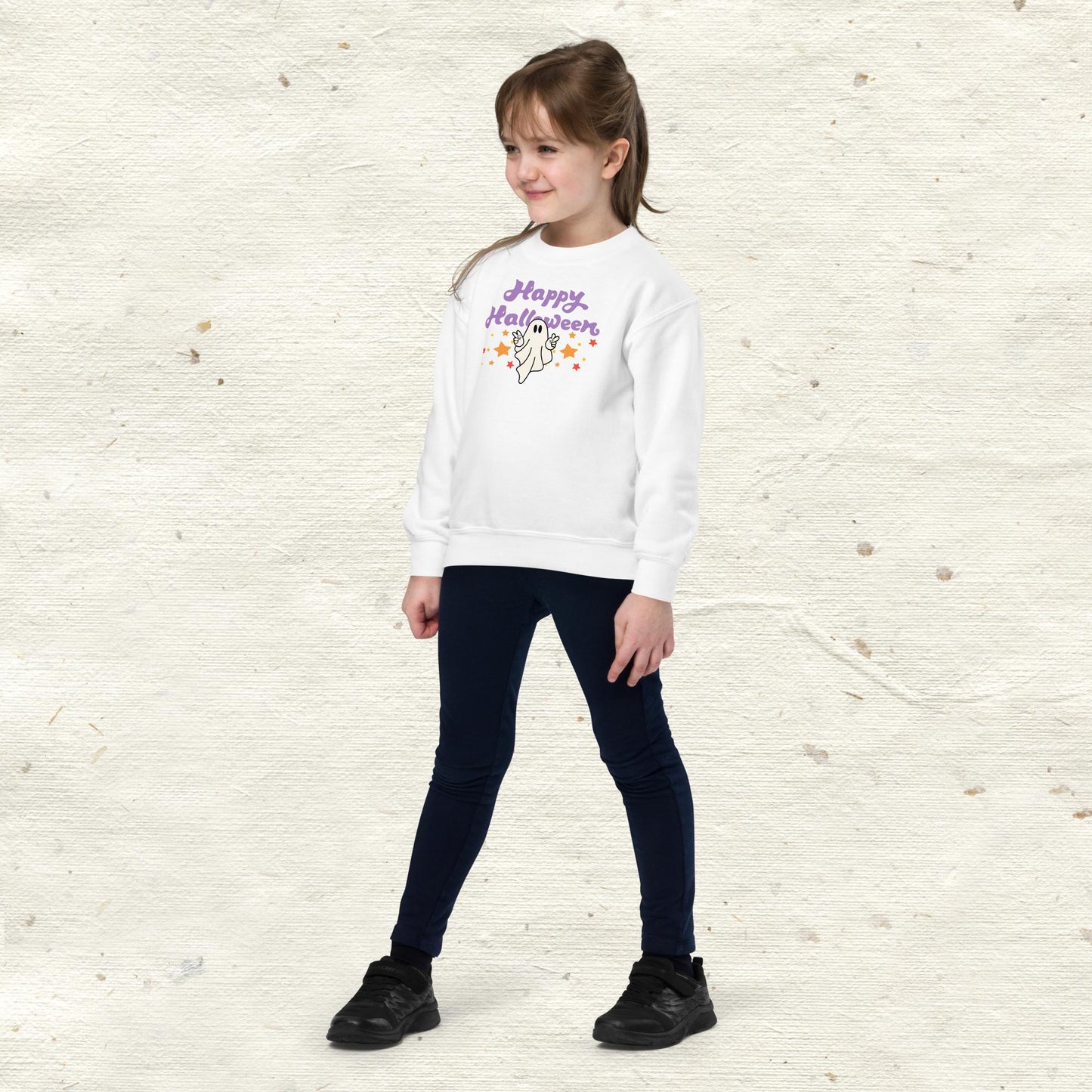 Happy Halloween Youth Crewneck Sweatshirt