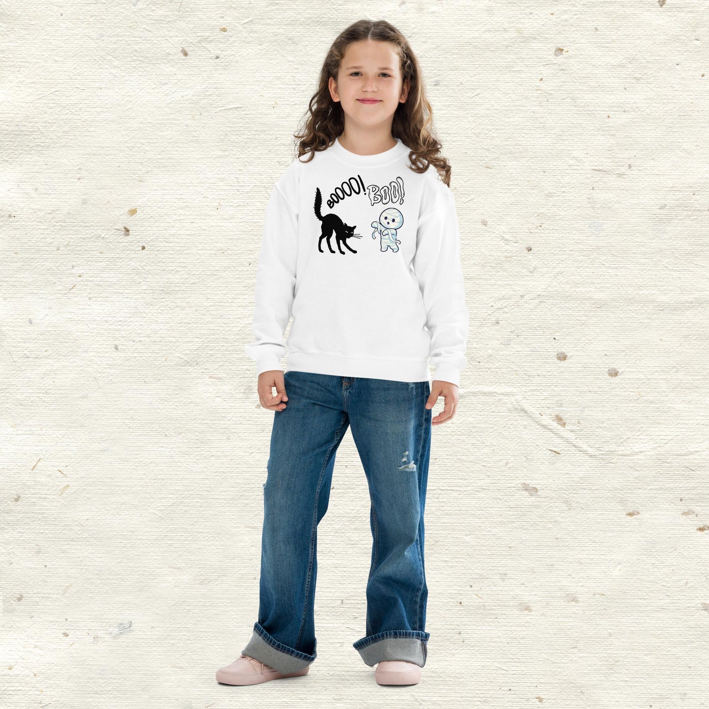 Boo Youth Crewneck Sweatshirt