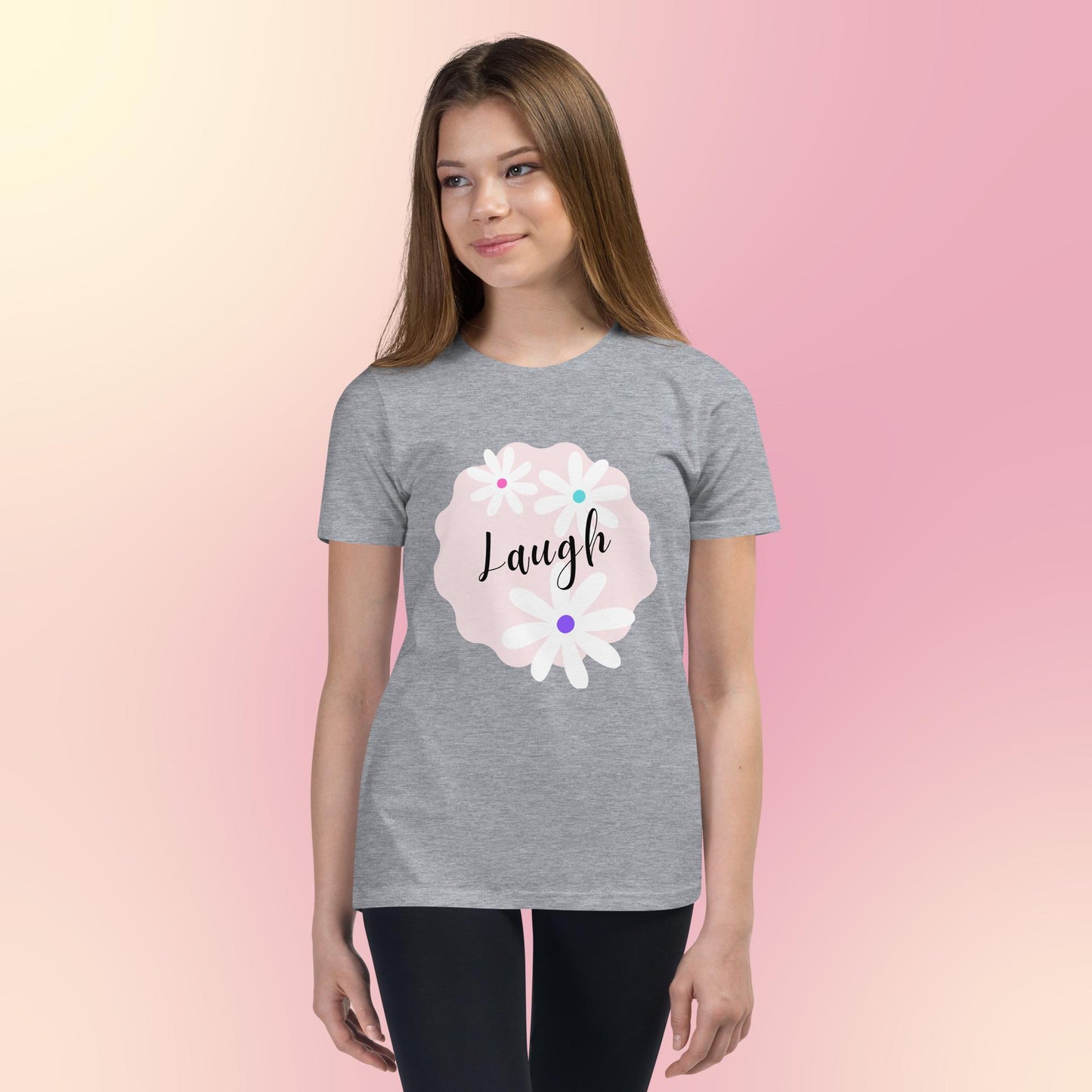 Laugh Daisy Youth Short Sleeve T-Shirt