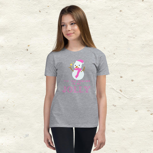 ‘Tis The Season To Be Jolly Youth Short Sleeve T-Shirt
