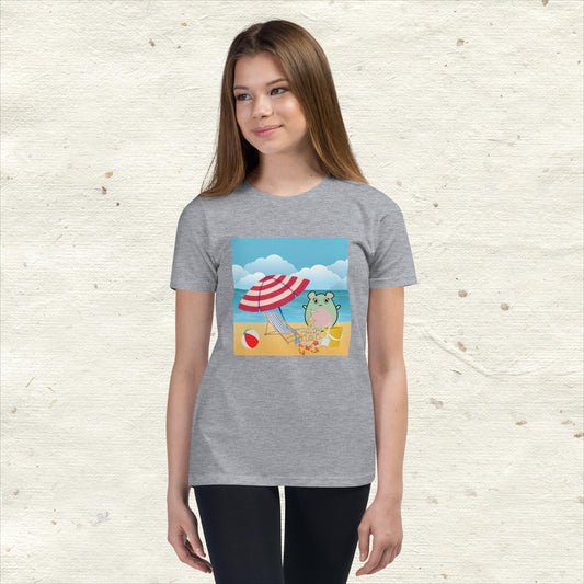 WaTTerMaLLone Beach Day Youth Short Sleeve T-Shirt