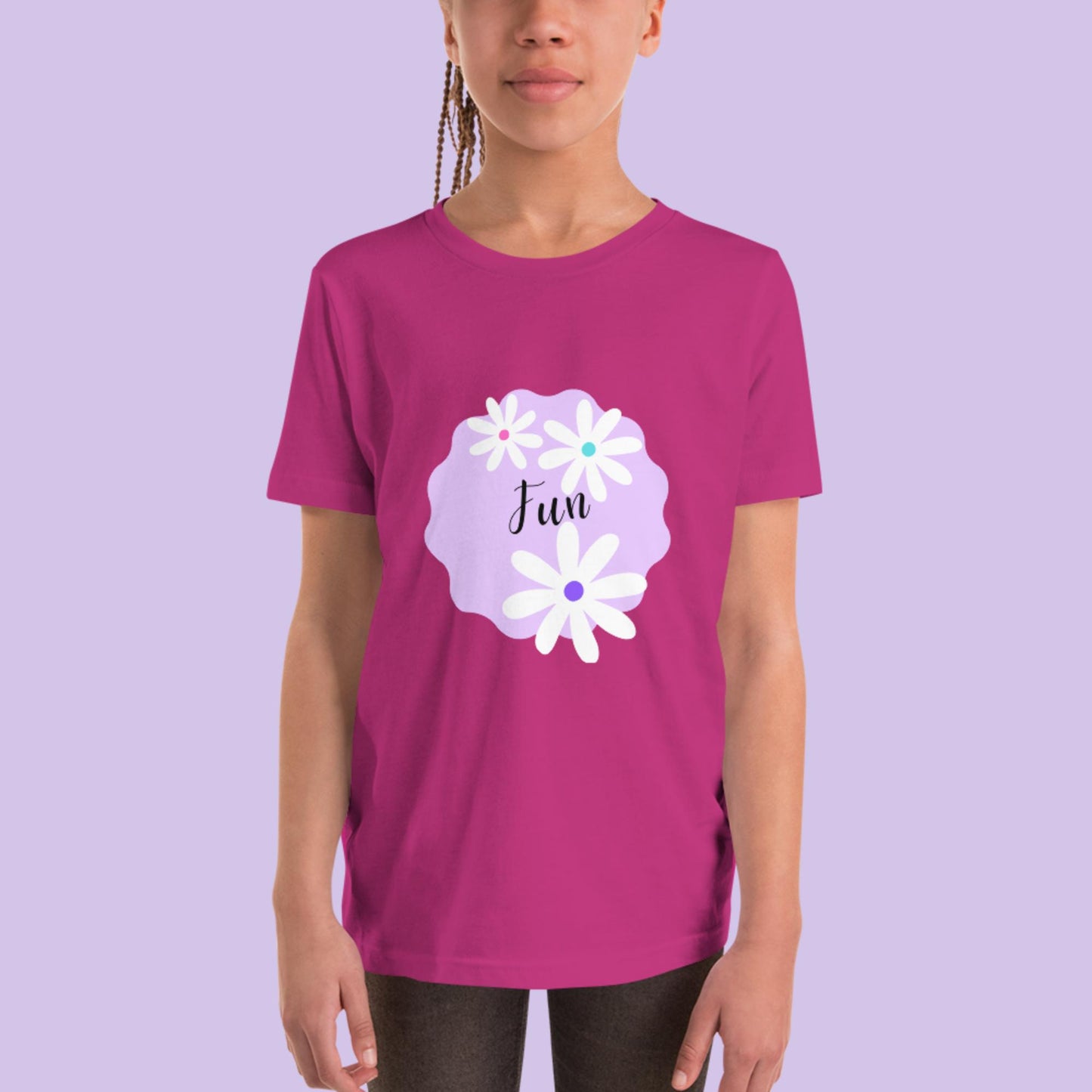 Fun Daisy Youth Short Sleeve T-Shirt