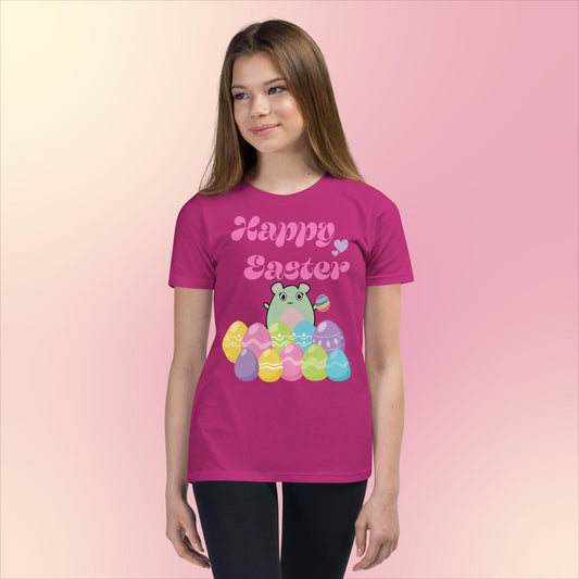 WaTTerMaLLone Happy Easter Youth Short Sleeve T-Shirt