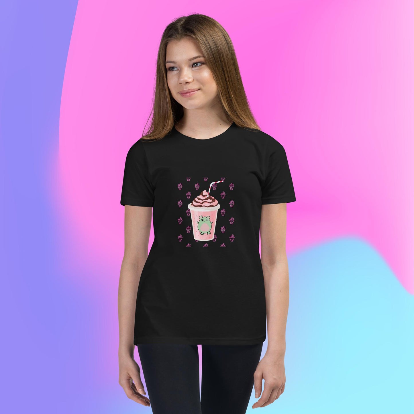 Pink Milkshake Youth Short Sleeve T-Shirt