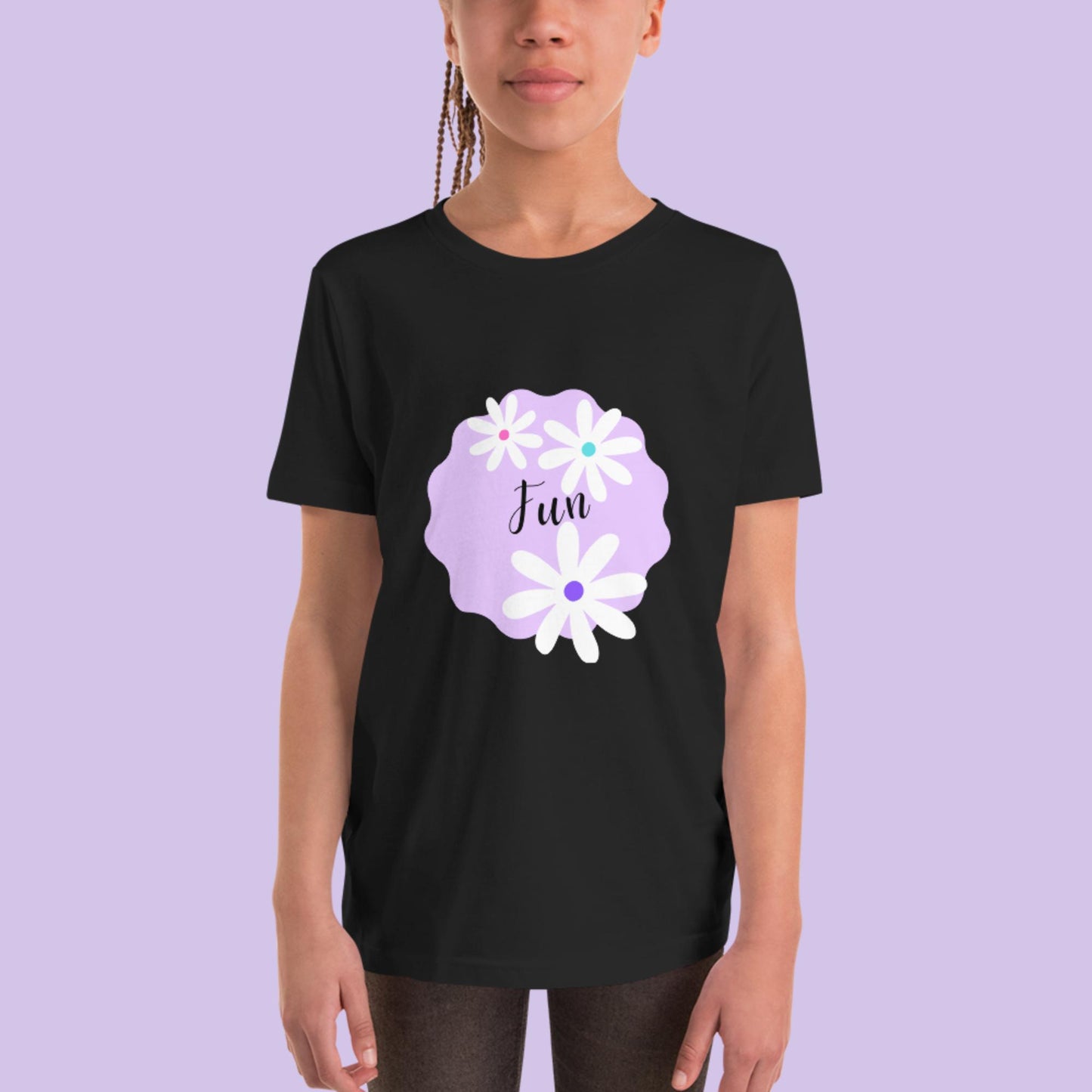 Fun Daisy Youth Short Sleeve T-Shirt