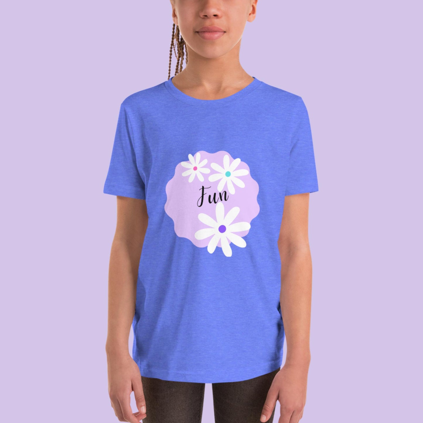 Fun Daisy Youth Short Sleeve T-Shirt