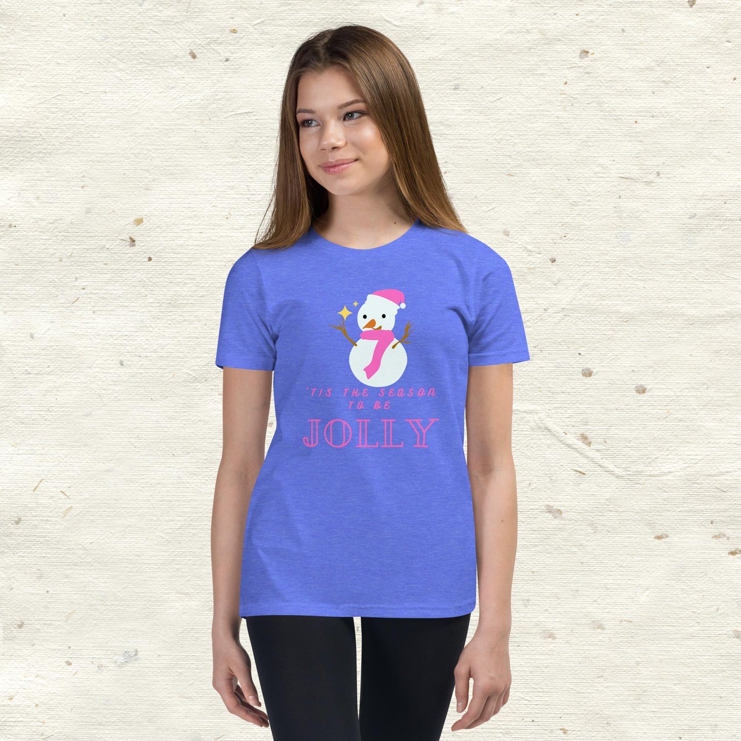 ‘Tis The Season To Be Jolly Youth Short Sleeve T-Shirt